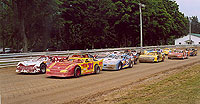 Race Cars at Little Valley Speedway